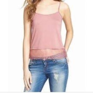 frenchi womens s nostalgia lace eyelash trim cami